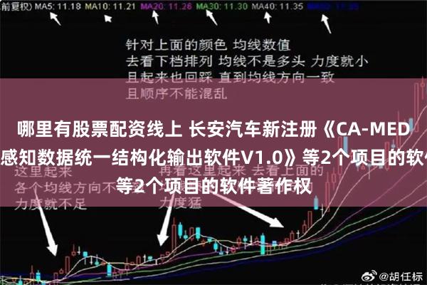 哪里有股票配资线上 长安汽车新注册《CA-MED1-ADAS感知数据统一结构化输出软件V1.0》等2个项目的软件著作权